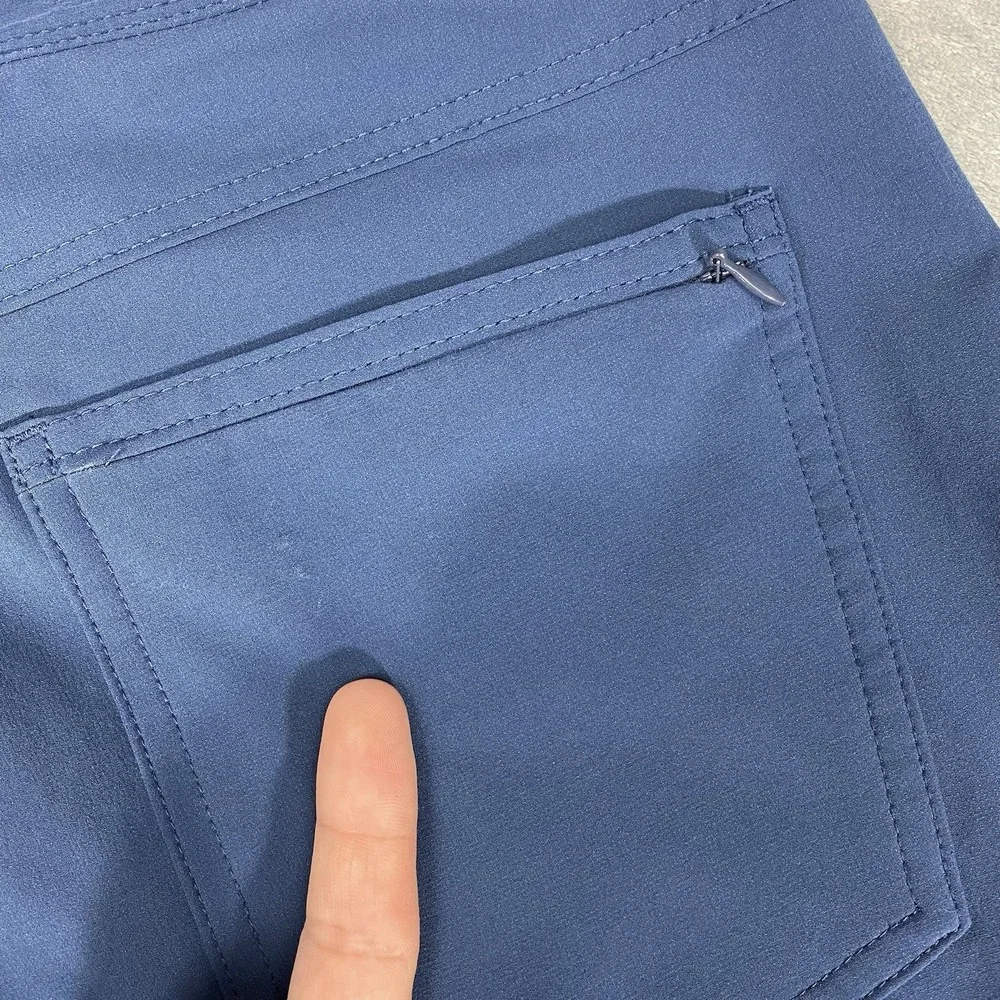 Mizzen+Main Helmsman Pants Mens Size 38x34‎ Blue Slim Performance Stretch Chino